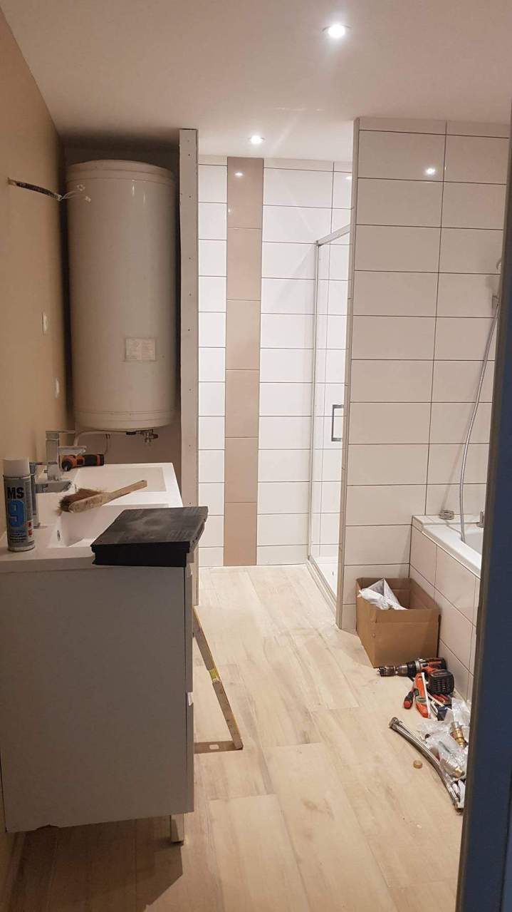 Salle de bain mobil-home Haute-Savoie